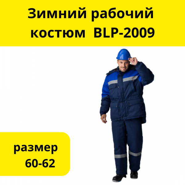 Зимний рабочий костюм  BLP-2009, размер 60-62